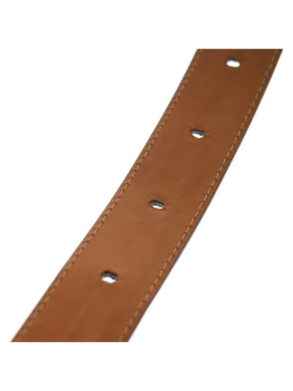 Louis Vuitton Ceinture Ellipse Monogram Leather Belt Brown Gold
